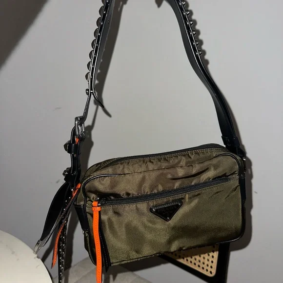 Prada Olive Green Crossbody Bag - Picture 3 of 7